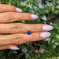 1.27 Ct. Blue Sapphire from Ceylon (Sri Lanka) Life Style
