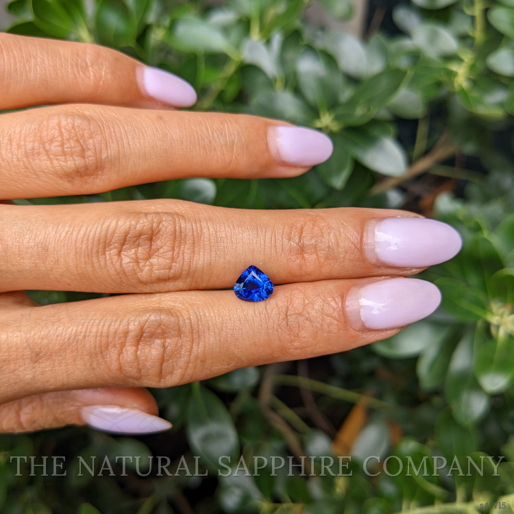 1.27 Ct. Blue Sapphire from Ceylon (Sri Lanka)