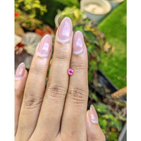 0.47 Ct. Pink Sapphire from Ceylon (Sri Lanka) Life Style