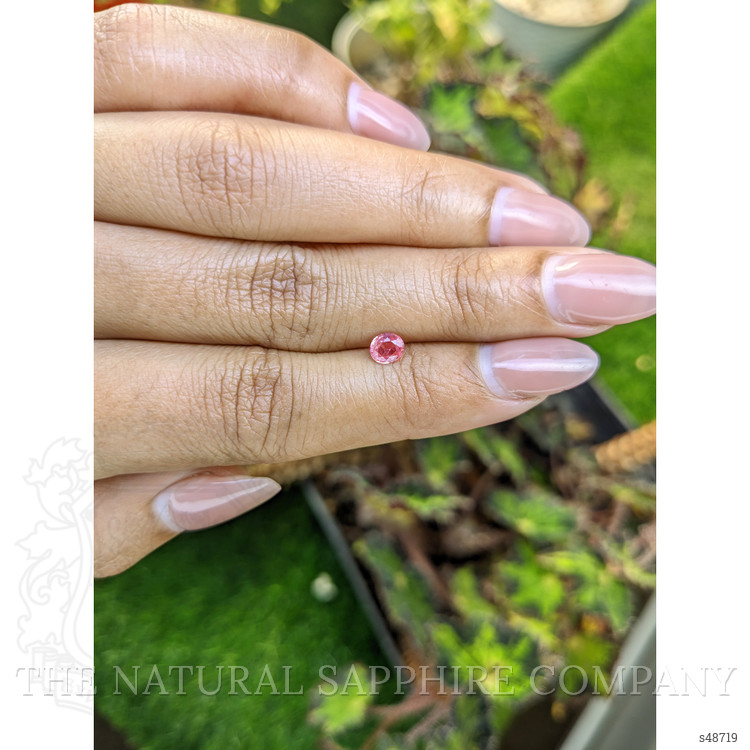 0.39 Ct. Peach Sapphire from Ceylon (Sri Lanka)