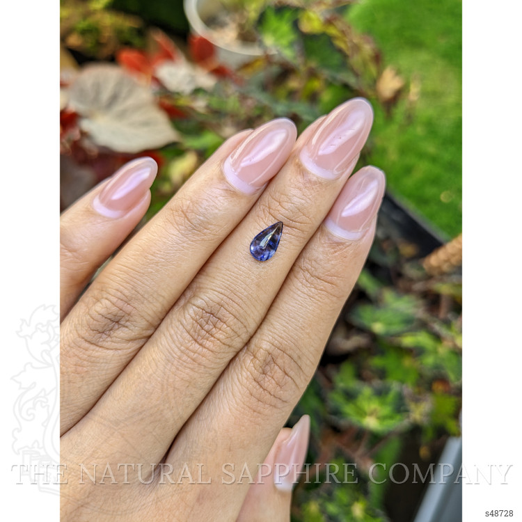 1.13 Ct. Bi Color / Parti Cabochon Sapphire from Ceylon (Sri Lanka)