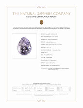 0.75 Ct. Purplish Pink Sapphire from Ceylon (Sri Lanka) Scan Report