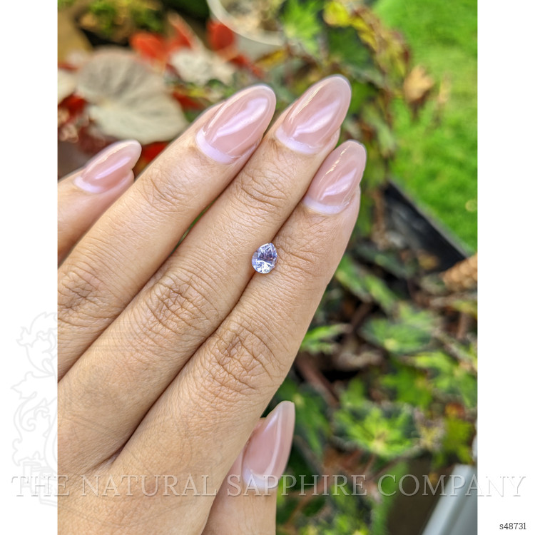 0.75 Ct. Purplish Pink Sapphire from Ceylon (Sri Lanka)