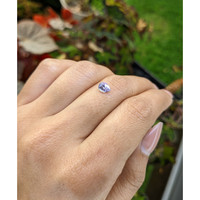 0.75 Ct. Purplish Pink Sapphire from Ceylon (Sri Lanka) Life Style
