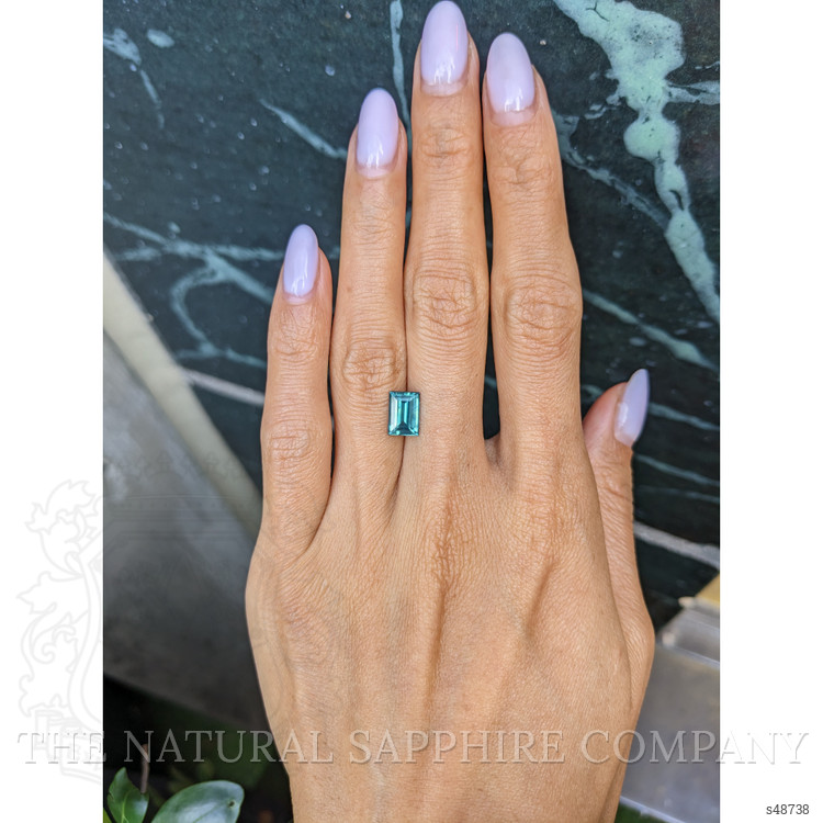 2.20 Ct. Bluish Green Sapphire from Madagascar