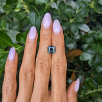 3.07 Ct. Green Sapphire from Madagascar Life Style