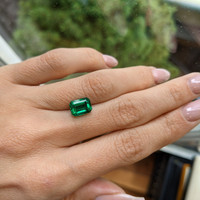 2.60 Ct. Emerald from Zambia Life Style