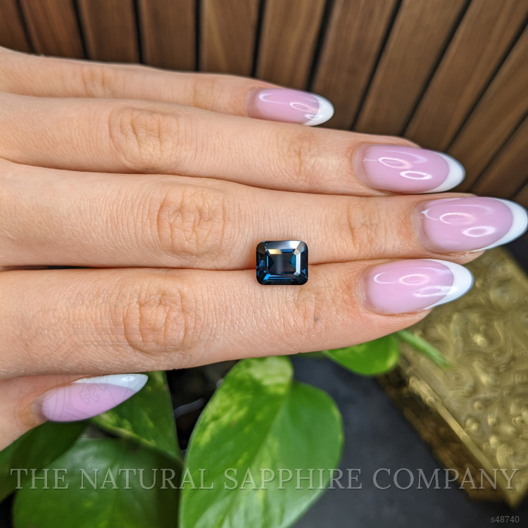 4.42 Ct. Greenish Blue Sapphire from Madagascar