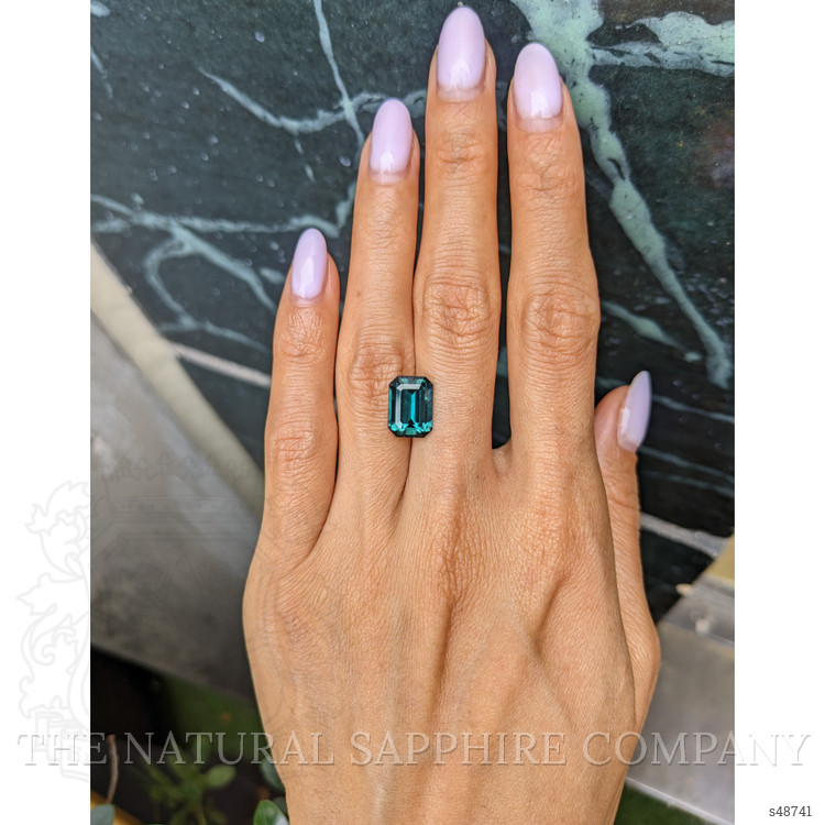 5.07 Ct. Bluish Green Sapphire from Madagascar