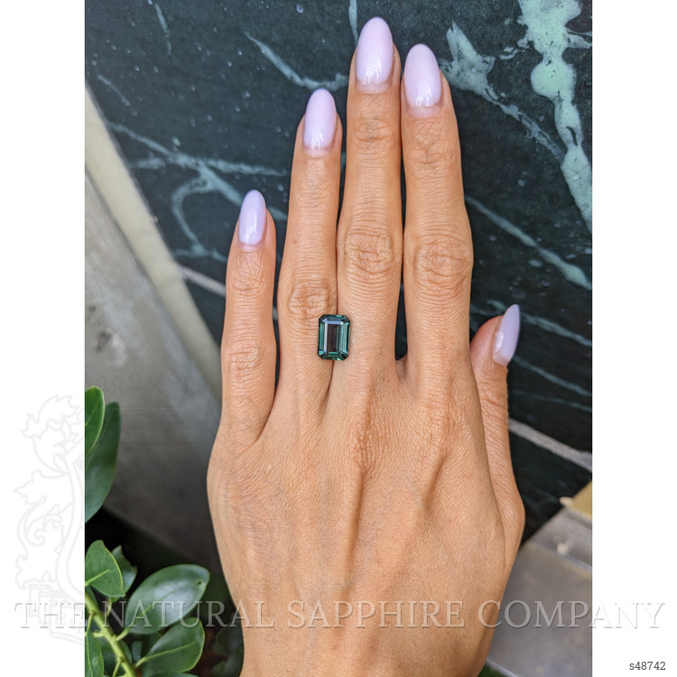 5.50 Ct. Bluish Green Sapphire from Madagascar