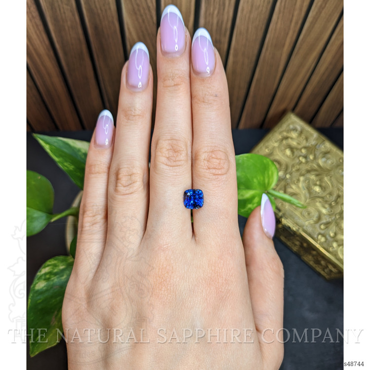 3.73 Ct. Blue Sapphire from Ceylon (Sri Lanka)