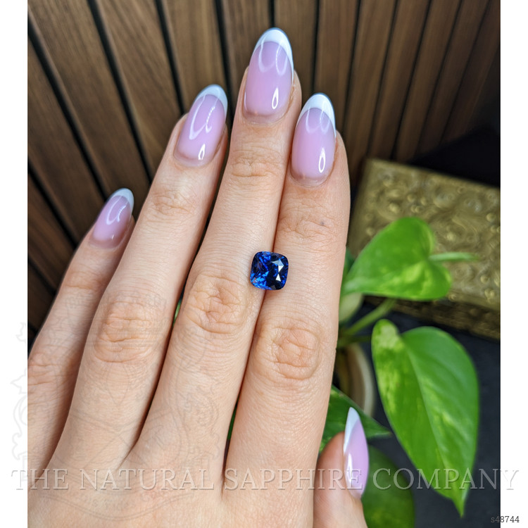 3.73 Ct. Blue Sapphire from Ceylon (Sri Lanka)