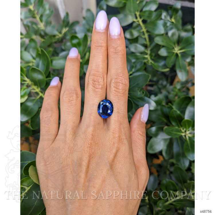 9.73 Ct. Blue Sapphire from Ceylon (Sri Lanka)
