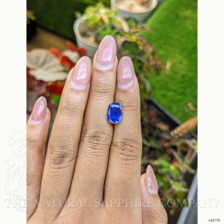 3.53 Ct. Blue Sapphire from Ceylon (Sri Lanka)