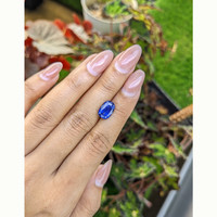 3.53 Ct. Blue Sapphire from Ceylon (Sri Lanka) Life Style