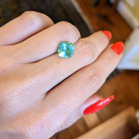 2.22 Ct. Emerald from Brazil Life Style