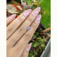 1.03 Ct. Pinkish Purple Sapphire from Ceylon (Sri Lanka) Life Style