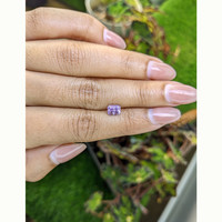 1.03 Ct. Pinkish Purple Sapphire from Ceylon (Sri Lanka) Life Style