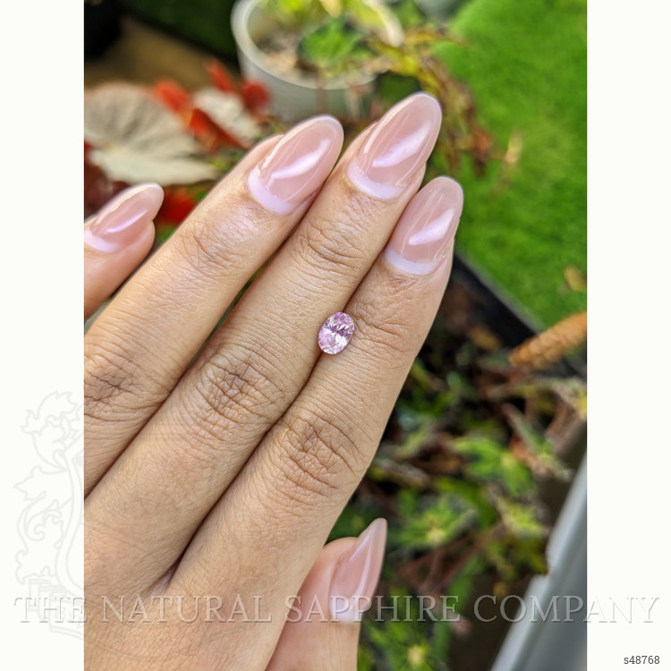 0.90 Ct. Purplish Pink Sapphire from Ceylon (Sri Lanka)
