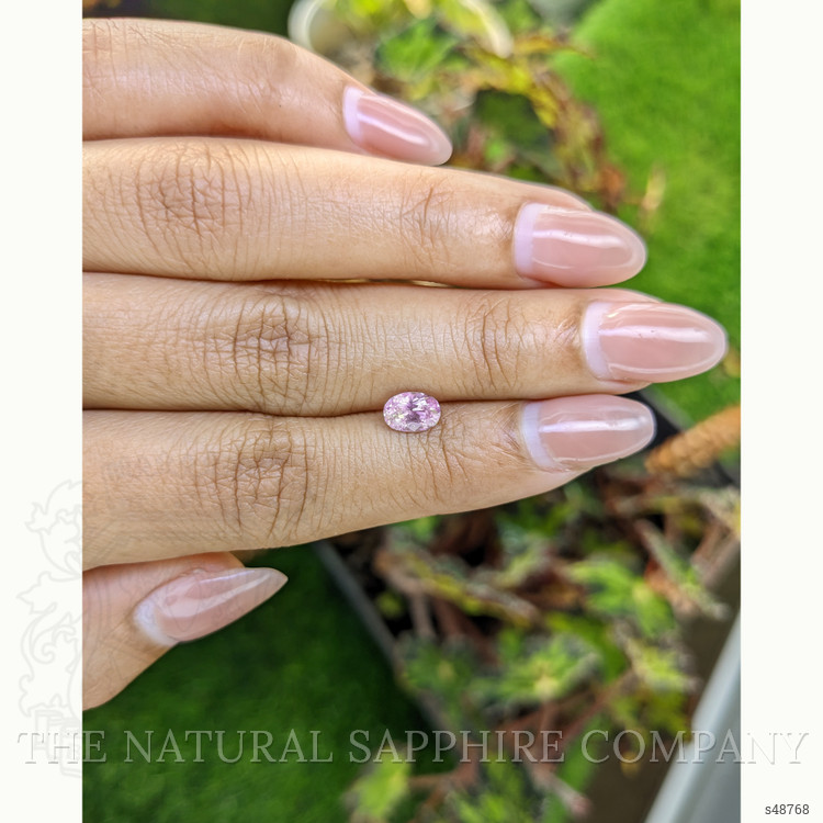 0.90 Ct. Purplish Pink Sapphire from Ceylon (Sri Lanka)