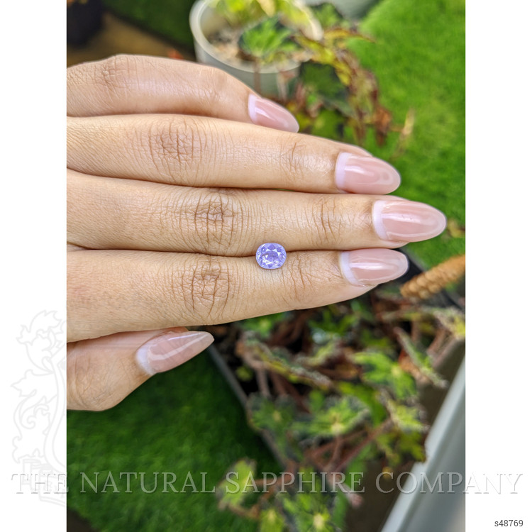 1.26 Ct. Purple Sapphire from Ceylon (Sri Lanka)