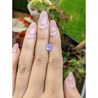 1.26 Ct. Purple Sapphire from Ceylon (Sri Lanka) Life Style