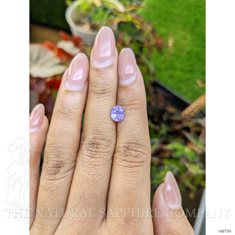1.26 Ct. Purple Sapphire from Ceylon (Sri Lanka)