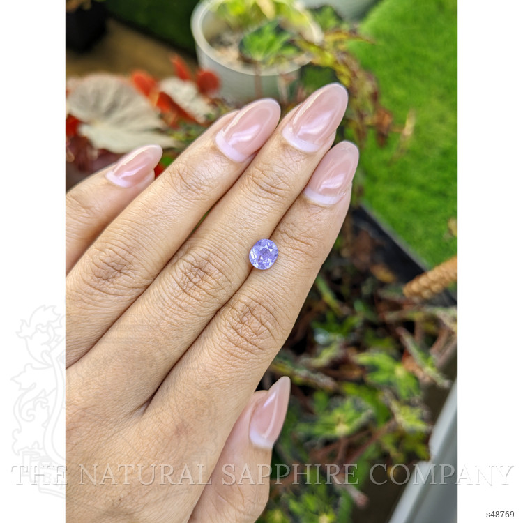 1.26 Ct. Purple Sapphire from Ceylon (Sri Lanka)