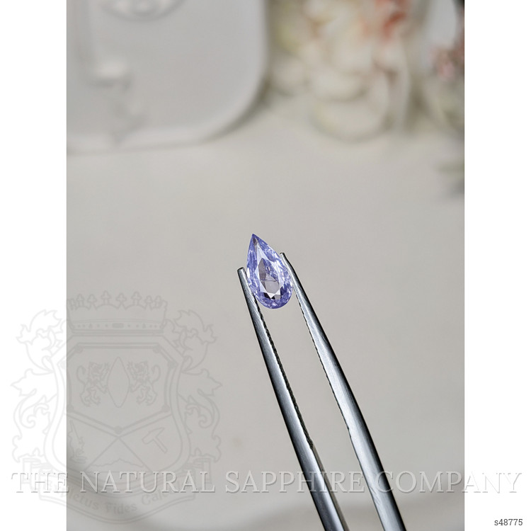 0.59 Ct. Violet Sapphire from Ceylon (Sri Lanka)