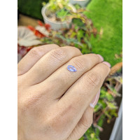 0.59 Ct. Violet Sapphire from Ceylon (Sri Lanka) Life Style