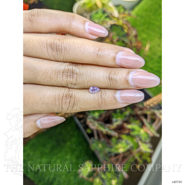 0.61 Ct. Purplish Pink Sapphire from Ceylon (Sri Lanka)