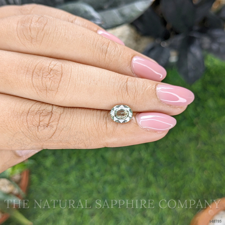 1.51 Ct. Yellowish Green Sapphire from Madagascar