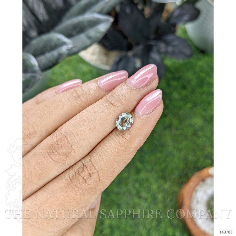 1.51 Ct. Yellowish Green Sapphire from Madagascar