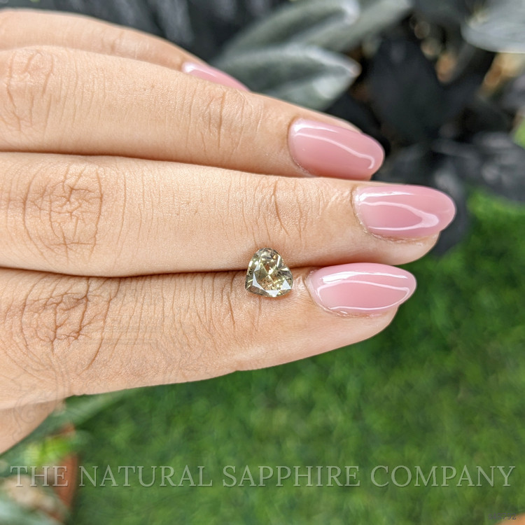 1.18 Ct. Yellowish Green Sapphire from Madagascar