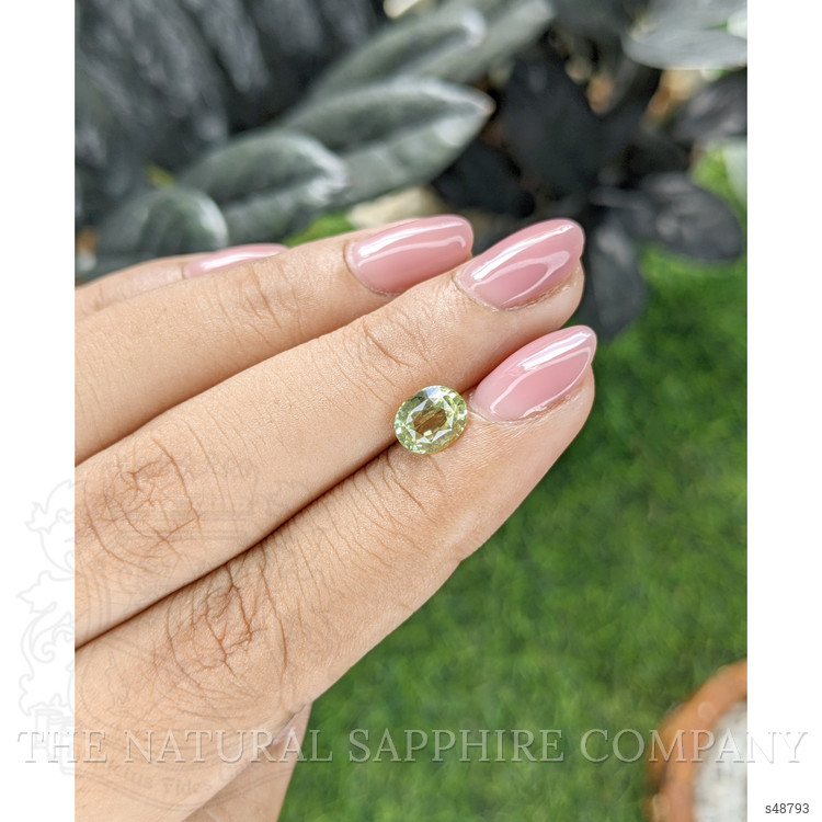 1.59 Ct. Green Sapphire from Madagascar