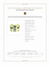1.18 Ct. Yellow Sapphire from Ceylon (Sri Lanka) Scan Report