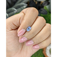 1.23 Ct. Purplish Blue Sapphire from Ceylon (Sri Lanka) Life Style