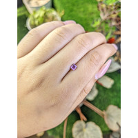 0.50 Ct. Pinkish Purple Sapphire from Ceylon (Sri Lanka) Life Style
