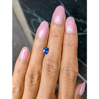 1.08 Ct. Blue Sapphire from Ceylon (Sri Lanka) Life Style