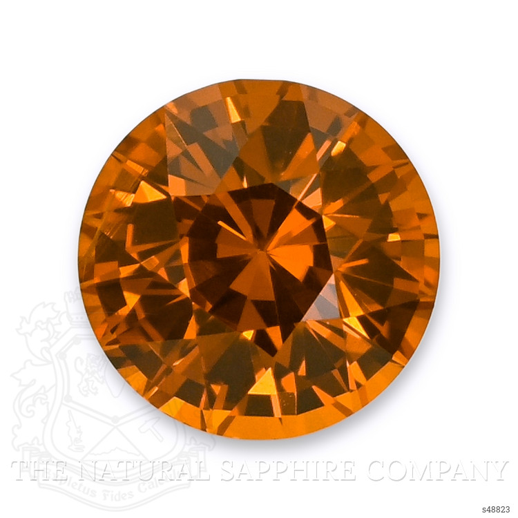 4.03 Ct. Orange Sapphire from Ceylon (Sri Lanka)