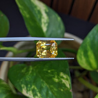5.14 Ct. Yellow Sapphire from Ceylon (Sri Lanka) Life Style