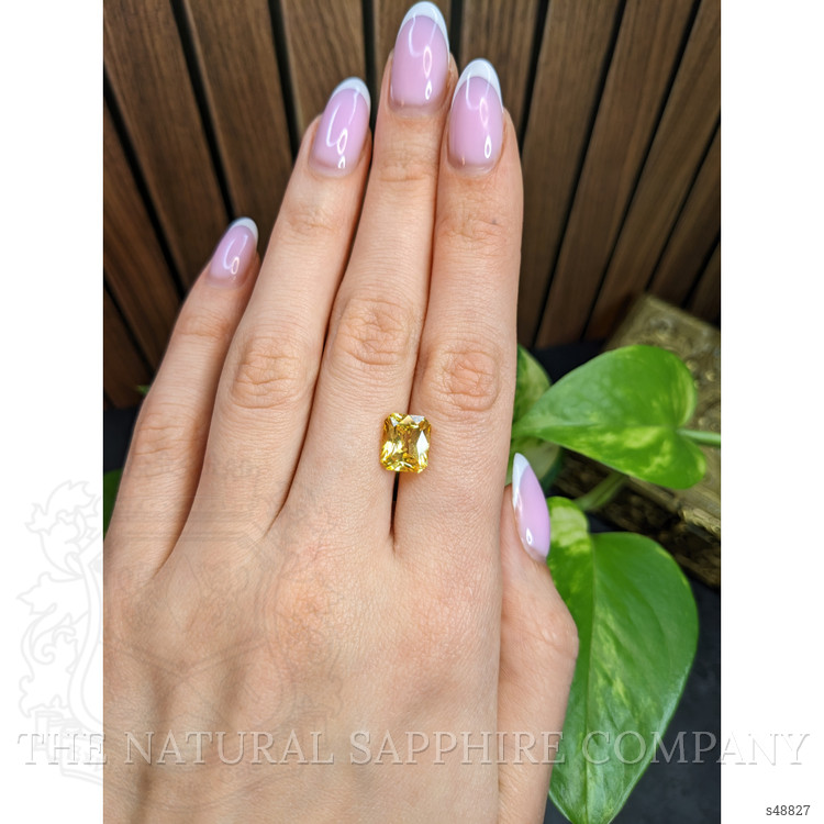 5.14 Ct. Yellow Sapphire from Ceylon (Sri Lanka)