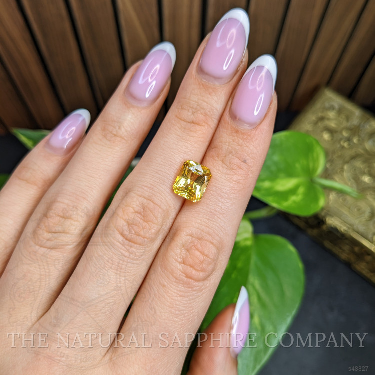 5.14 Ct. Yellow Sapphire from Ceylon (Sri Lanka)