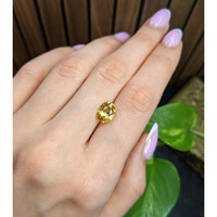 3.37 Ct. Yellow Sapphire from Ceylon (Sri Lanka) Life Style
