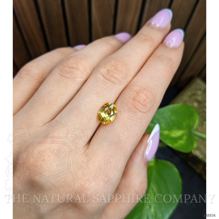 3.37 Ct. Yellow Sapphire from Ceylon (Sri Lanka)