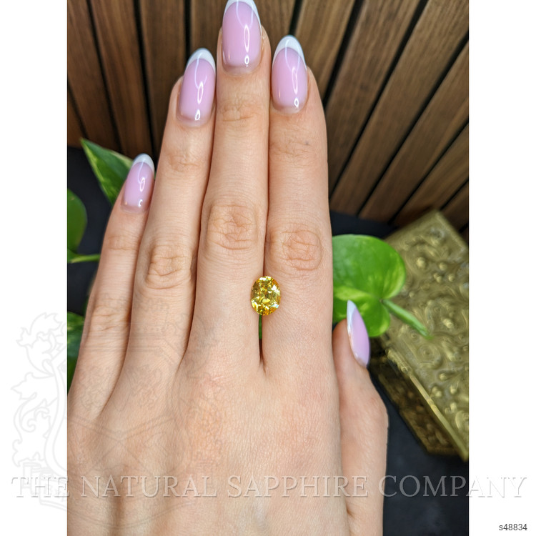 3.37 Ct. Yellow Sapphire from Ceylon (Sri Lanka)