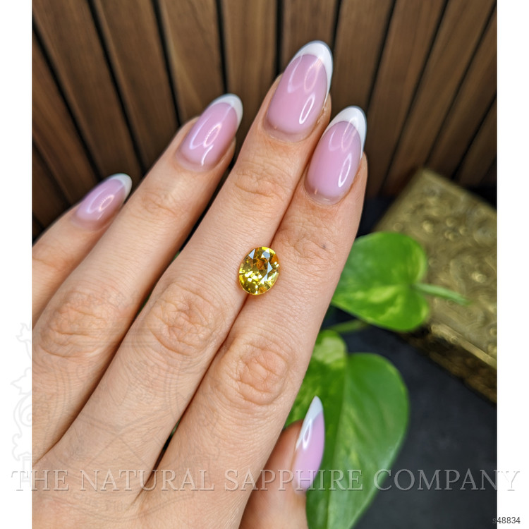 3.37 Ct. Yellow Sapphire from Ceylon (Sri Lanka)
