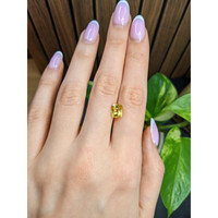 2.61 Ct. Yellow Sapphire from Ceylon (Sri Lanka) Life Style