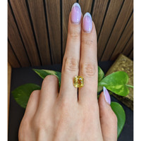 7.05 Ct. Yellow Sapphire from Ceylon (Sri Lanka) Life Style