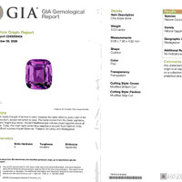3.53 Ct. Pink Sapphire from Madagascar Scan Report